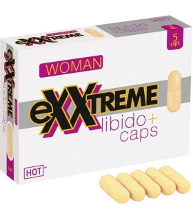 Капсулы для женщин HOT eXXtreme для повышения либидо, 5 шт - No Taboo