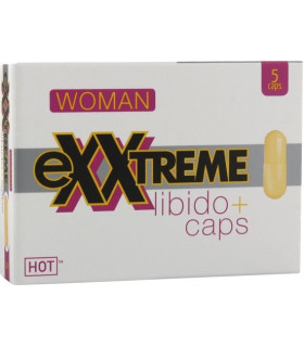Капсулы для женщин HOT eXXtreme для повышения либидо, 5 шт - No Taboo