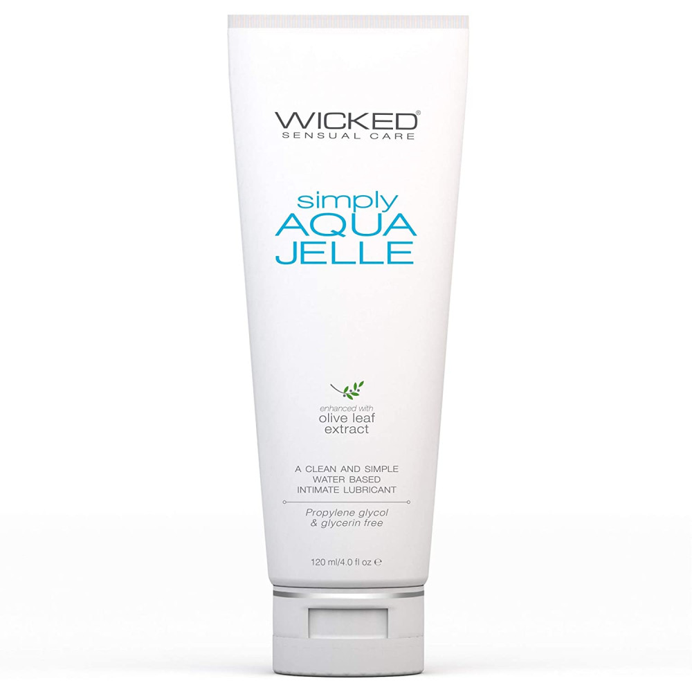 Лубрикант Wicked Simply Aqua Jelle на водной основе, 120 мл, фото №0 — секс шоп Украина, NO TABOO