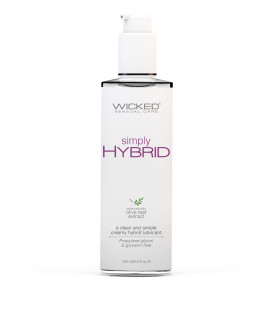 Лубрикант гібридний Wicked Simply Hybrid на водній і силіконовій основі, 120 мл - No Taboo