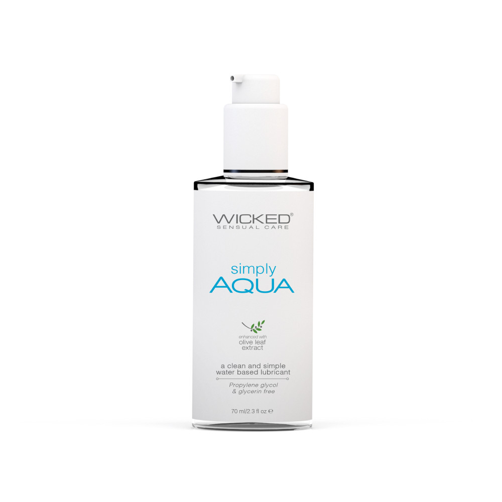 Лубрикант на водной основе Wicked Simply Aqua, 70 мл, фото №0 — секс шоп Украина, NO TABOO