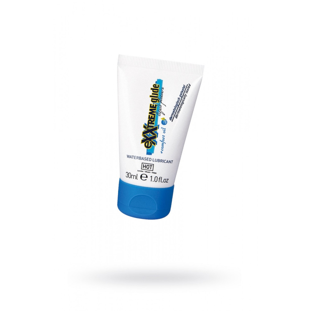 Анальный лубрикант HOT eXXtreme Glide на водной основе, 30 мл, фото №0 — секс шоп Украина, NO TABOO