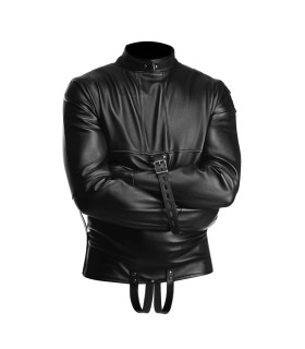 Гамівна сорочка Straight Jacket розмір L, чорна - No Taboo
