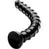 Анальный фаллоимитатор Swirl Anal Snake, 45 см, черный фото №2 — секс игрушки: Украина, NO TABOO
