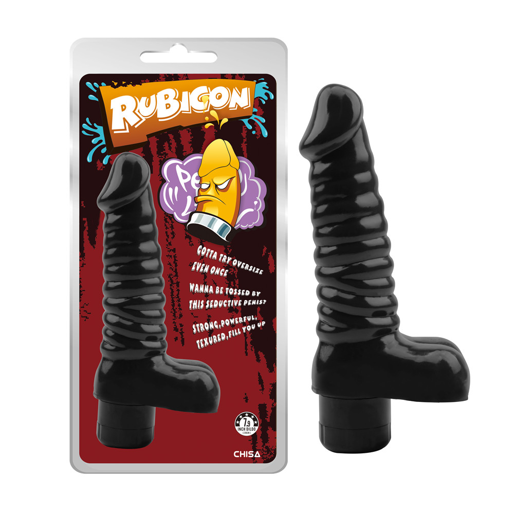 Вибратор реалистичный Chisa Rubicon, черный, 19 х 3.8 см фото №0 — секс игрушки: Украина, NO TABOO