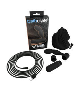Массажер простаты Bathmate с вибропулей, черный - No Taboo