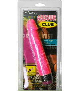 Вибратор розовый Adour Club реалистичный, 22.5 см - No Taboo