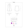 Костюм горничной черно-белый 4 предмета, размер L/XL, фото №3 — секс шоп Украина, NO TABOO