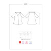 Пеньюар сексуальный, с кружевом, черный, размер L/XL, фото №3 — секс шоп Украина, NO TABOO