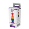 Анальная пробка Dream Toys Pride разноцветная, 10.5 см х 2.8 см фото №2 — секс игрушки: Украина, NO TABOO
