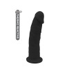 Фаллоимитатор реалистичный Dream Toys термоактивный, черный, 18.4 см х 4 см фото №1 — секс игрушки: Украина, NO TABOO