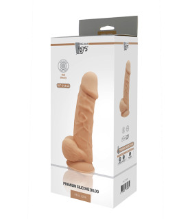 Фалоімітатор на присоску Dream Toys термоактивний, тілесний, 22 см х 4.5 см - No Taboo