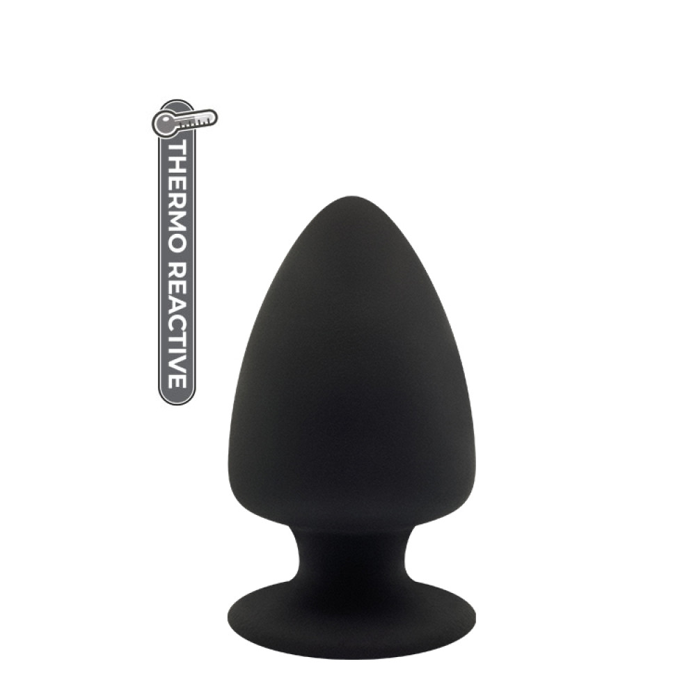 Анальная пробка Dream Toys термоактивная, черная фото №0 — секс игрушки: Украина, NO TABOO