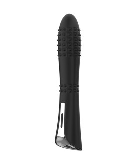 Вибратор Dream Toys со стимулирующим рельефом, черный - No Taboo