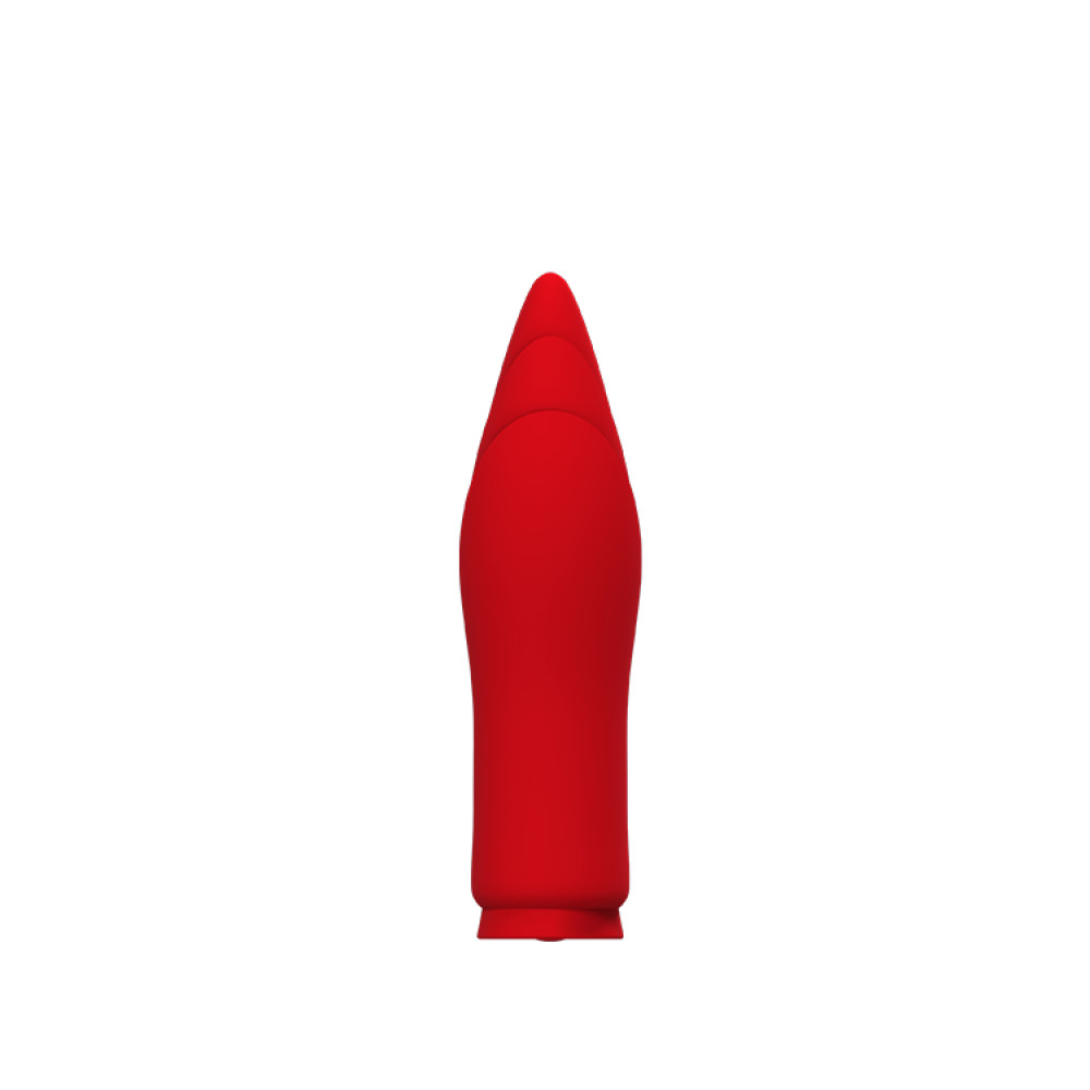 Минивибратор Dream Toys Red Revolution со съемной вибропулей, красный, 10 х 3 см фото №3 — секс игрушки: Украина, NO TABOO