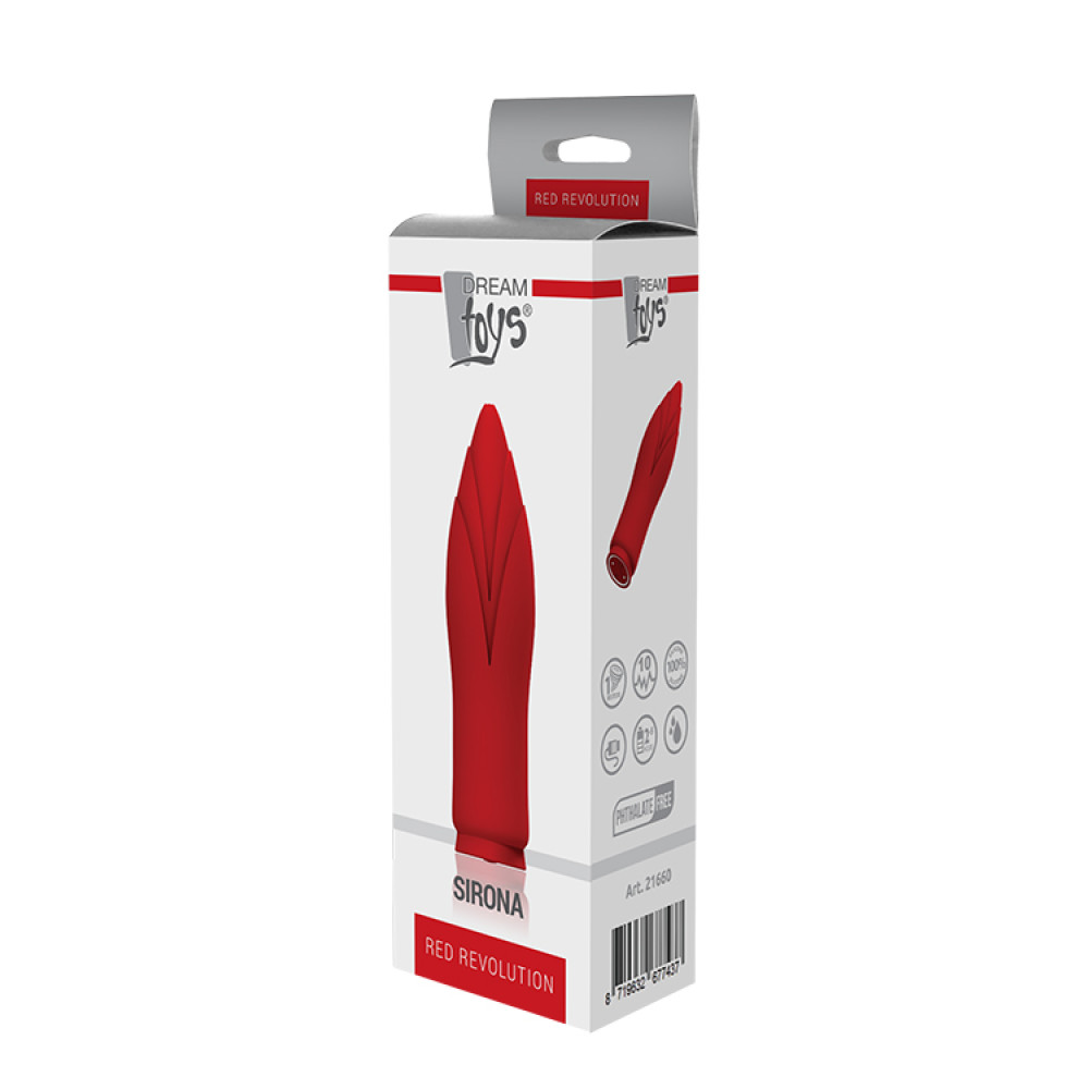 Минивибратор Dream Toys Red Revolution со съемной вибропулей, красный, 10 х 3 см фото №2 — секс игрушки: Украина, NO TABOO