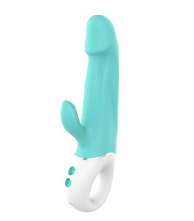 Вибратор-кролик Dream Toys Vibes of Love, голубой, 22.7 х 4.3 см - No Taboo