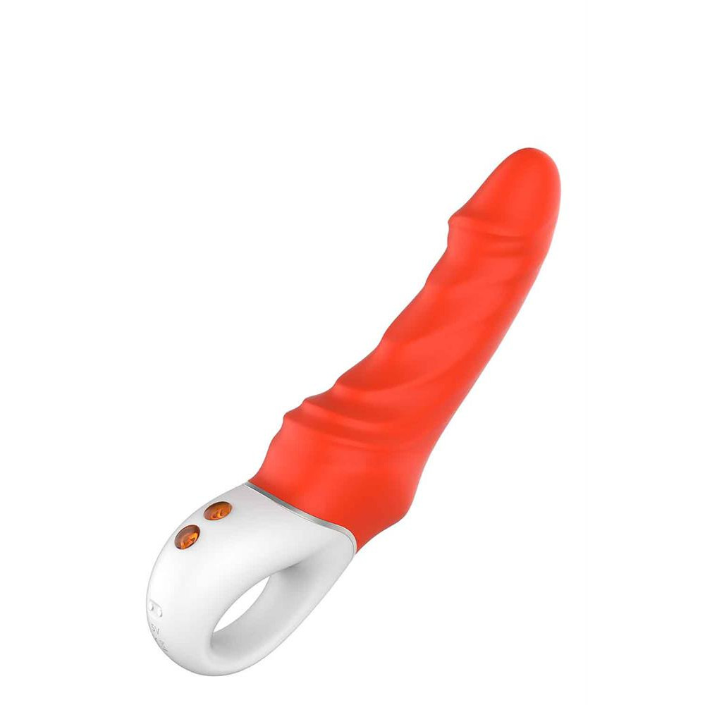 Вибратор Dream Toys Vibes of Love оранжевый, 23.1 см х 5.1 см фото №3 — секс игрушки: Украина, NO TABOO