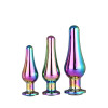 Набор анальных пробок Dream Toys Gleaming Love со стразами, разноцветный, 3 шт фото №1 — секс игрушки: Украина, NO TABOO