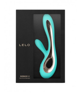 Вибратор-кролик Lelo Soraya 2 Aqua с 12 виброрежимами, бирюзовый - No Taboo