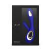 Вибратор-кролик Lelo Soraya Wave двойного действия, синего цвета, 21.8 см х 4.6 см фото №3 — секс игрушки: Украина, NO TABOO