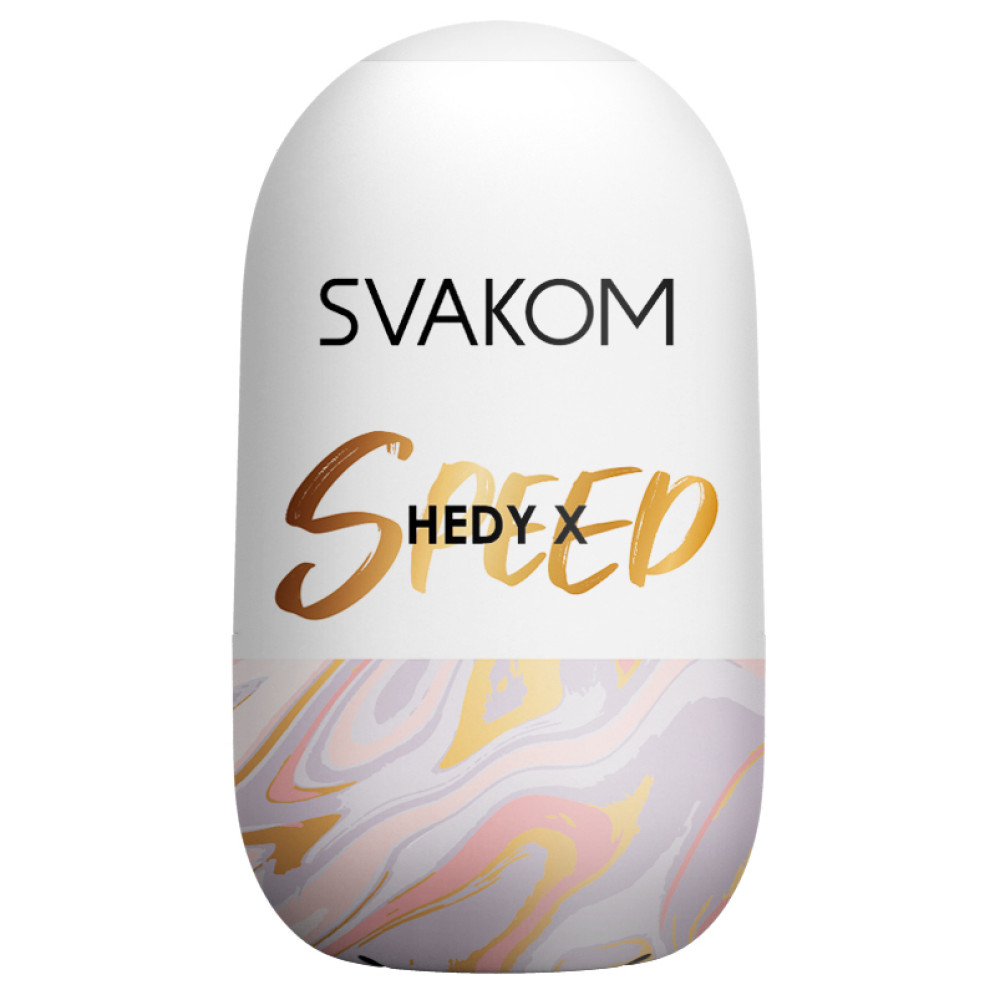 Мастурбатор Svakom Hedy X Speed, белый фото №0 — секс игрушки: Украина, NO TABOO