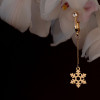 Украшения для клитора и половых губ UPKO Non-pierced Jewelry Snowflake в форме снежинки с горным хрусталем, фото №3 — секс шоп Украина, NO TABOO