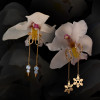 Украшения для клитора и половых губ UPKO Non-pierced Jewelry Snowflake в форме снежинки с горным хрусталем, фото №5 — секс шоп Украина, NO TABOO
