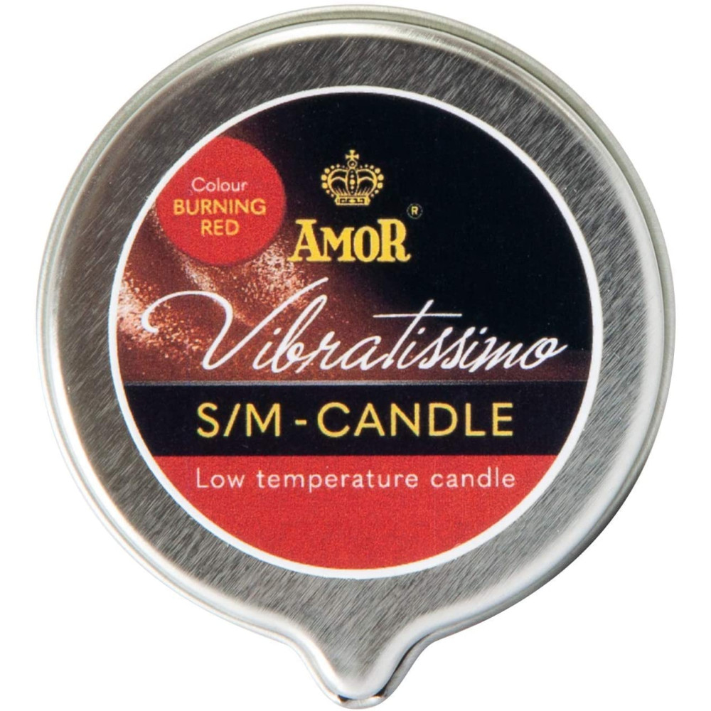 Низкотемпературная свеча Amor Vibratissimo красная, 50 мл, фото №3 — секс шоп Украина, NO TABOO