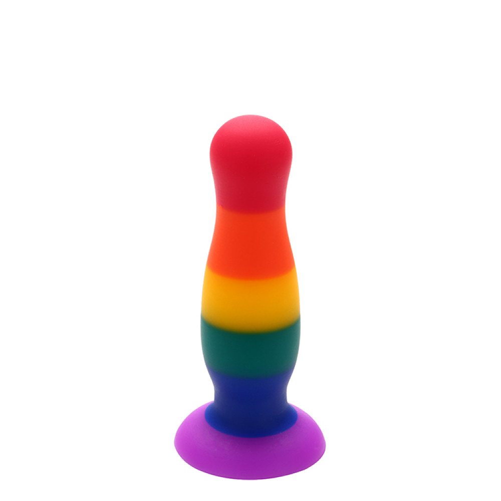 Анальная пробка Dream Toys Colourful Love на присоске, 14.5 х 4 см фото №0 — секс игрушки: Украина, NO TABOO