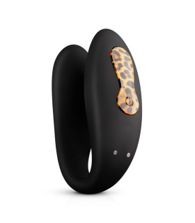 Вибратор для пар Zuna Couples Vibrator с сумочкой, черного цвета - No Taboo