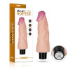 Вибратор реалистичный Lovetoy Real Softee телесного цвета, 18 см х 3.9 см фото №1 — секс игрушки: Украина, NO TABOO