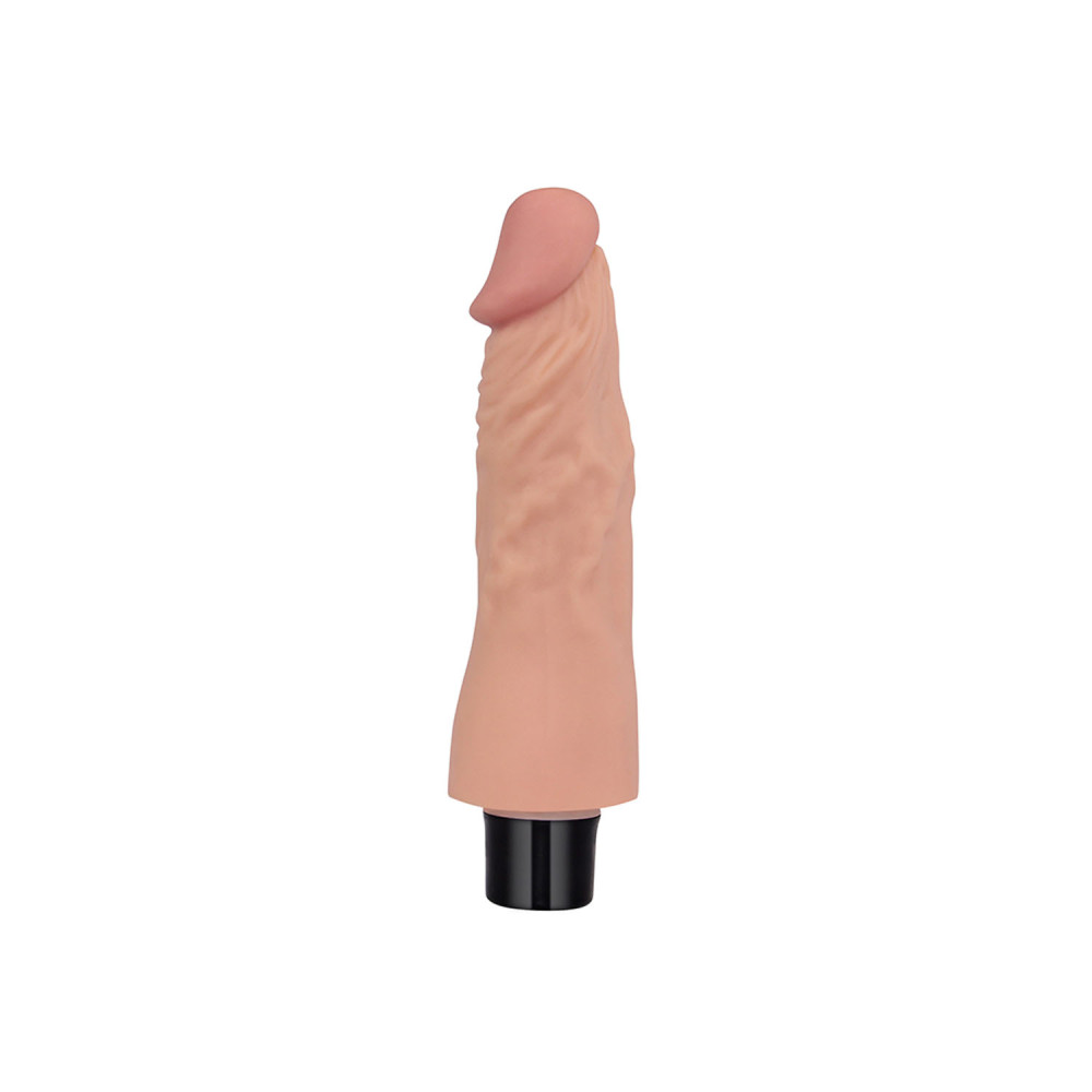 Вибратор реалистичный Lovetoy Real Softee телесного цвета, 18 см х 3.9 см фото №2 — секс игрушки: Украина, NO TABOO