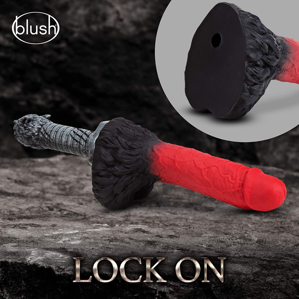 Фаллоимитатор реалистичный The Realm Lycan с креплением Vac-U-Lock, 26.6 см х 20.3 см фото №6 — секс игрушки: Украина, NO TABOO