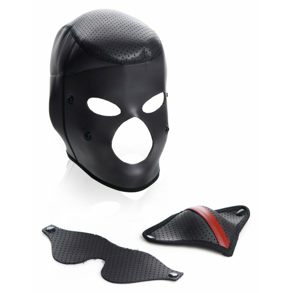 Шлем-маска Scorpion Hood для сенсорной депривации, черного цвета, фото №0 — секс шоп Украина, NO TABOO