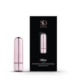 Вибропуля So Divine Shine золотая, 6.7 см - No Taboo