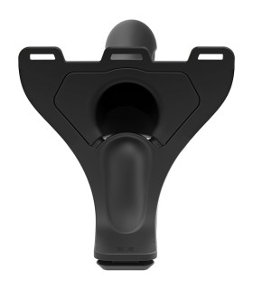 Страпон с вибрацией на пульте управления Body Extensions Strap-On, черный - No Taboo