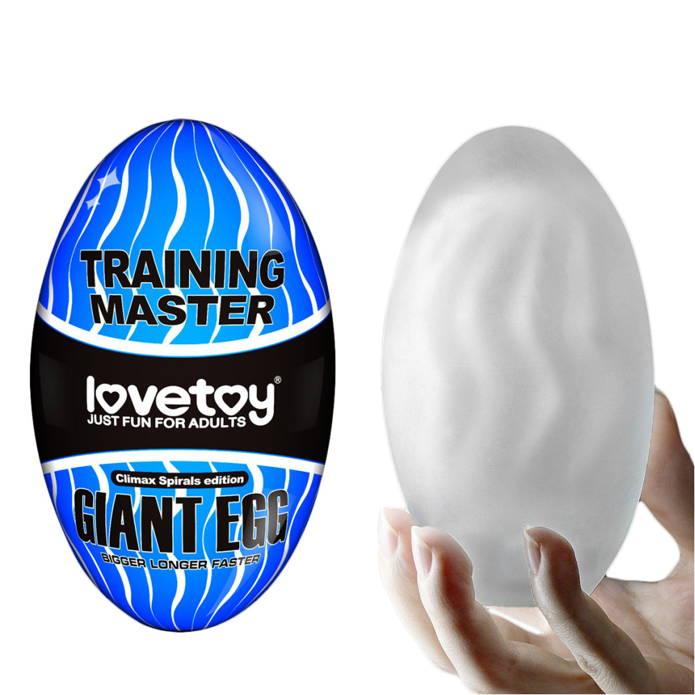 Мастурбатор яйцо нереалистичный Giant Egg Masturbator белый, 13 см х 7 см фото №0 — секс игрушки: Украина, NO TABOO