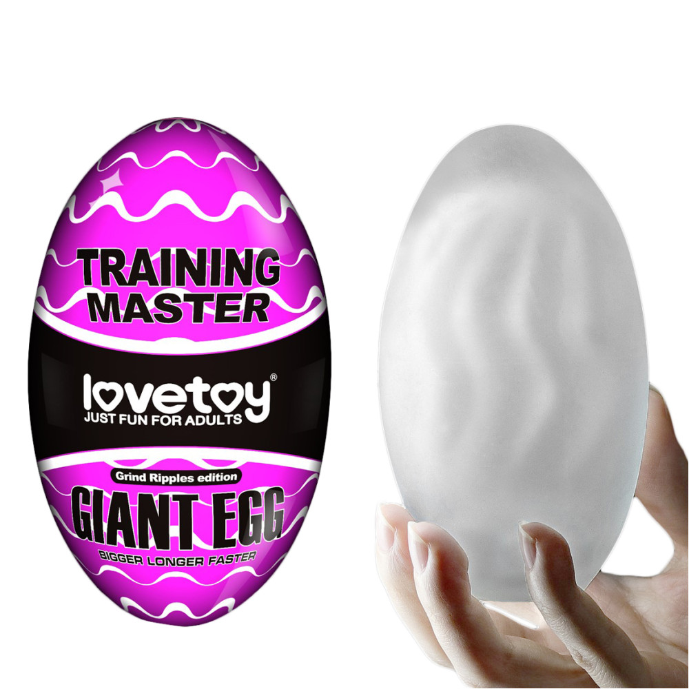 Мастурбатор яйцо нереалистичный Giant Egg Masturbator белый, 13 см х 7 см фото №0 — секс игрушки: Украина, NO TABOO