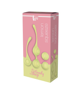 Набор вагинальных шариков Dream Toys The Candy Shop желтый, 3 шт - No Taboo