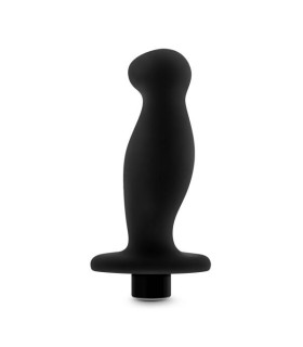Массажер простаты Blush Anal Adventures с вибрацией, черный, 10.7 см х 3.1 см - No Taboo