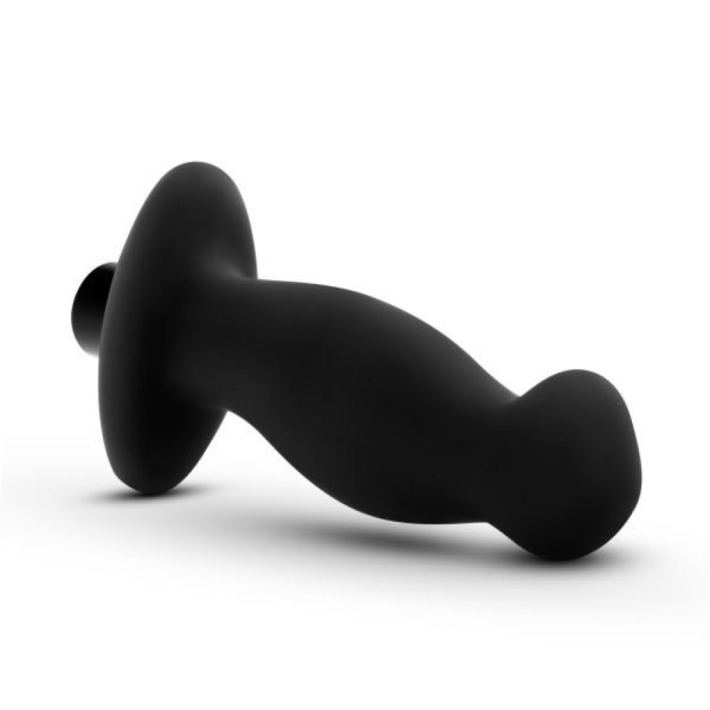 Массажер простаты Blush Anal Adventures с вибрацией, черный, 10.7 см х 3.1 см фото №2 — секс игрушки: Украина, NO TABOO