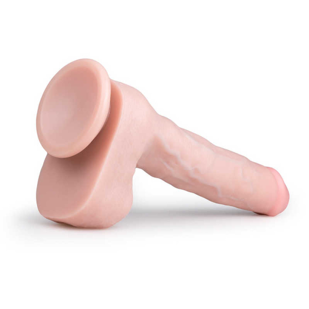 Фаллоимитатор большой реалистичный Easytoys бежевый, 29.5 см х 5.2 см (поврежденная упаковка) фото №3 — секс игрушки: Украина, NO TABOO