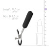 Зажимы для сосков EasyToys с вибрацией, 11.5 см, фото №3 — секс шоп Украина, NO TABOO