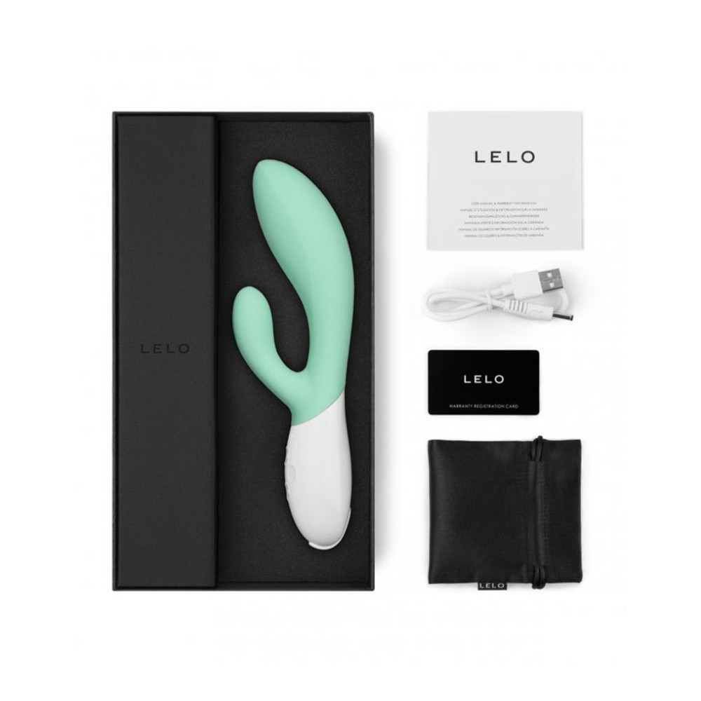 Вибратор-кролик LELO INA 3, бирюзовый фото №2 — секс игрушки: Украина, NO TABOO