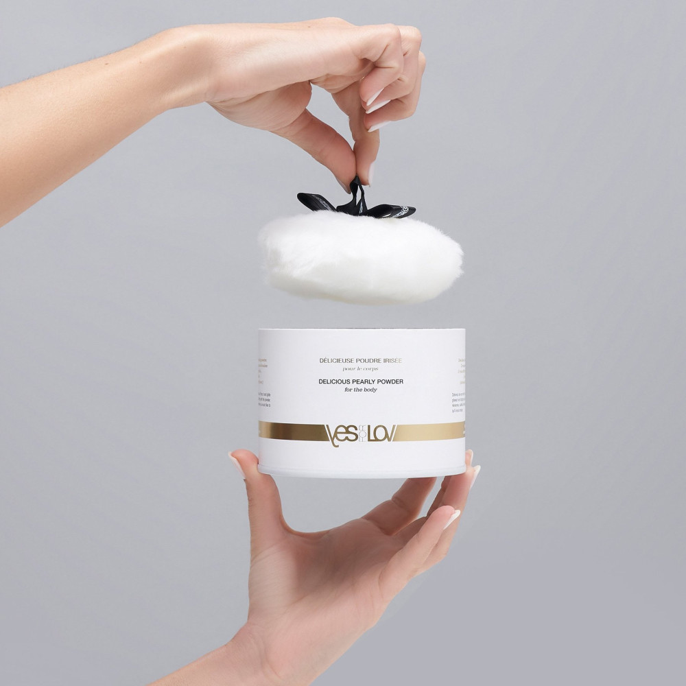 Пудра для тела YESforLOV Delicious Pearly Powder, 30 г, фото №3 — секс шоп Украина, NO TABOO