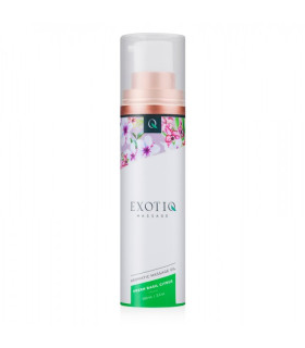 Массажное масло Exotiq Massage Oil Basil Citrus с ароматом Базилика и Цитрусов, 100 мл - No Taboo