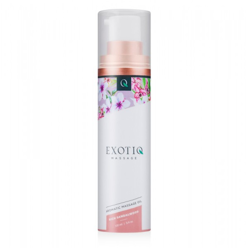 Массажное масло Exotiq Massage Oil Rich Sandalwood с ароматом Сандала, 100 мл, фото №0 — секс шоп Украина, NO TABOO