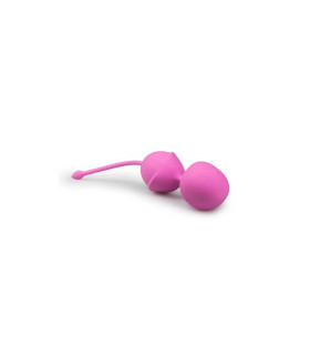 Вагинальные шарики двойные Vagina Balls для упражнений Кегеля, розовые - No Taboo