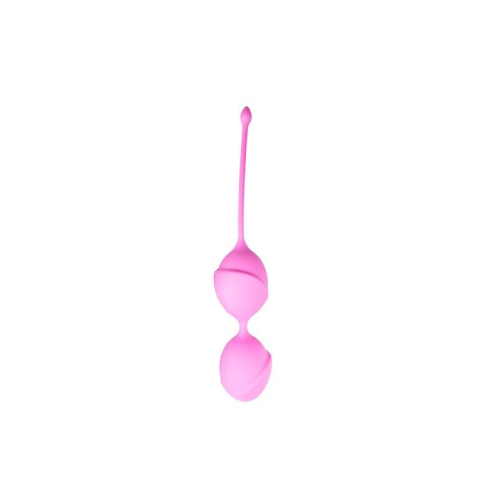 Вагинальные шарики двойные Vagina Balls для упражнений Кегеля, розовые фото №0 — секс игрушки: Украина, NO TABOO